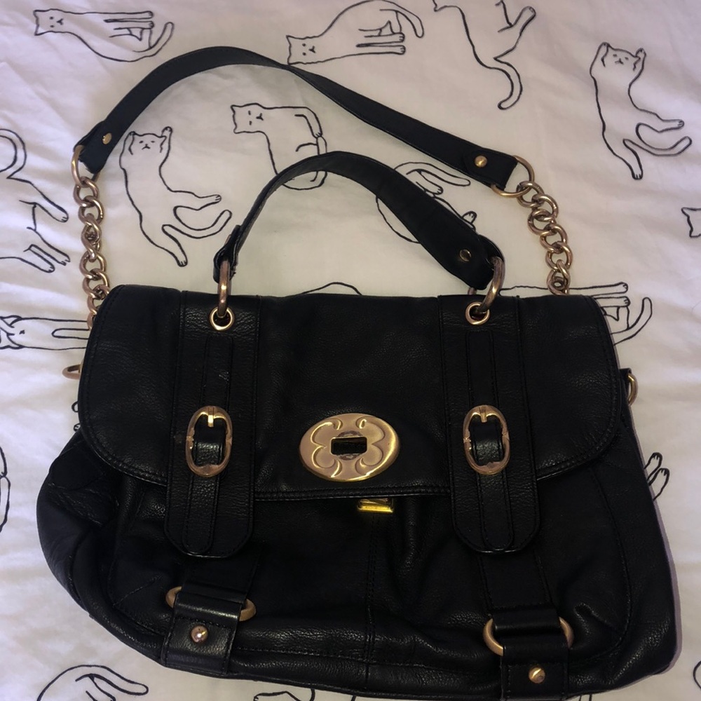 100% real leather bag